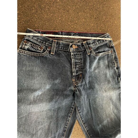 Abercrombie and Fitch  Flare Mid-rise Button Fly Denim Jeans size 2 - Picture 11 of 16